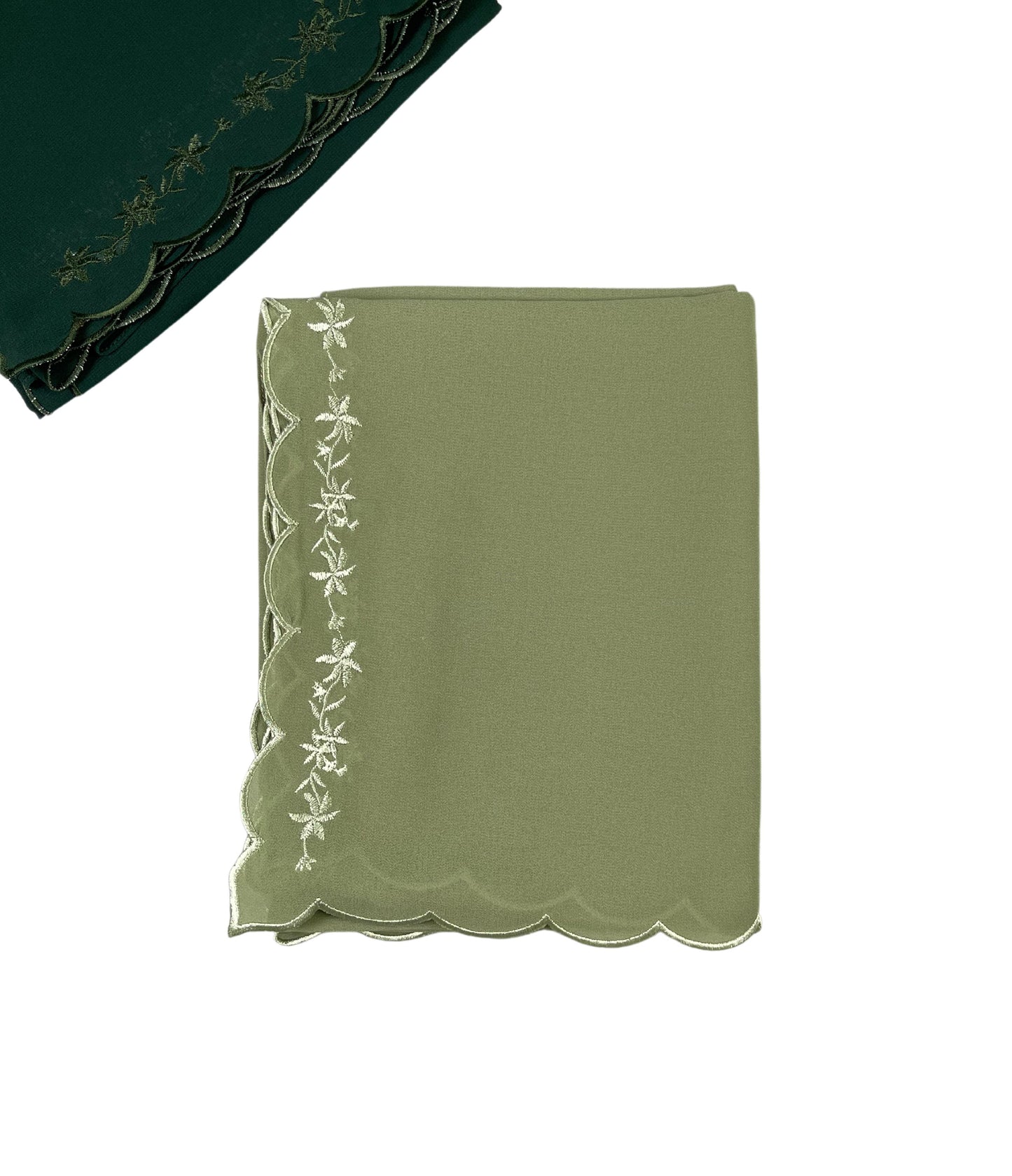 Lakar Sulam in Light Green